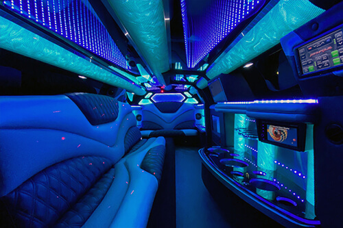 luxury limo interior