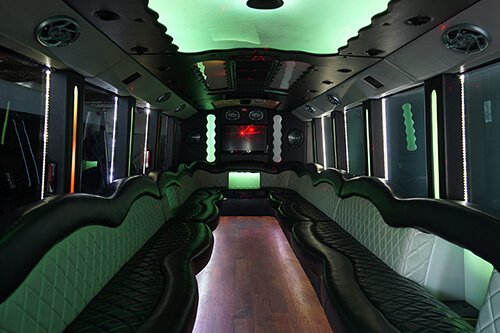 party bus interior